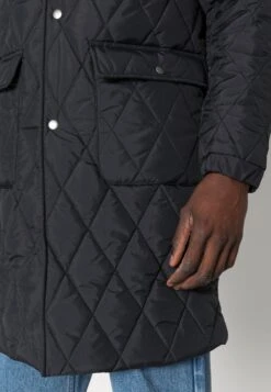 YOURTURN Coat Unisex - Halflange Jas - Black -Kledingwinkel deb1b7acd77f4fca98e071b246799471