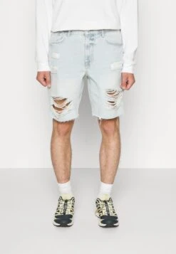YOURTURN Unisex - Jeansshort - Light Blue Denim -Kledingwinkel e48fad9dcdd942cb91ec798b073960b6