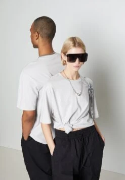 YOURTURN 3Pack Unisex - T-Shirt Basic - Light Blue/Grey/Pink -Kledingwinkel f587b394b0d145bda86d02af1b3a5bd8